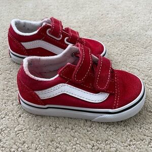 Toddler Old Skool V Shoe Size 6 in Red